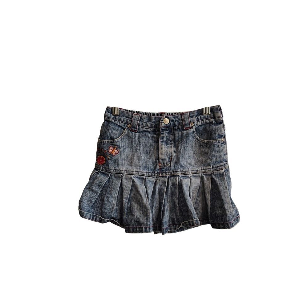 Faded Glory Glory Girls Size 8 Blue Denim Skirt.‎